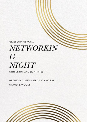 Sand Garden - Networking Event Invitation by kate spade new york
