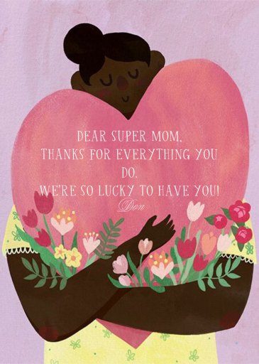 Big Hug - Mother's Day Card by Paperless Post