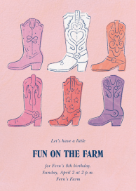 Boot Up - Birthday Invitation by Paperless Post