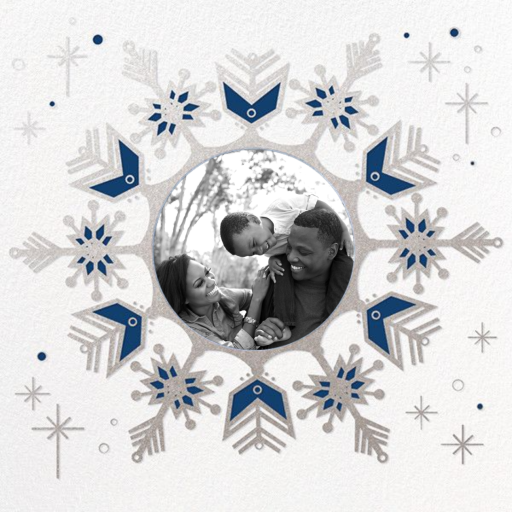 Celestial Snowflake - Holiday Card by Paperless Post