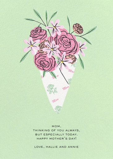 Maternal Bouquet - Mother's Day Card by Paperless Post