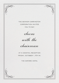 Regency Tall - Corporate Reception Invitation by Paperless Post