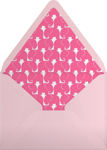 Blush Double Stripe - Paperless Post Envelope