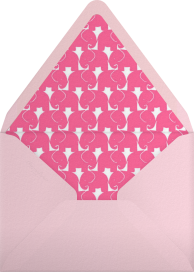 Blush Double Stripe - Paperless Post Envelope