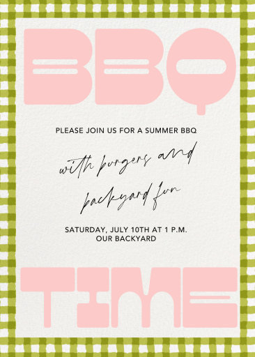 BBQ Nuptials - Summer Party Invitation by Paperless Post