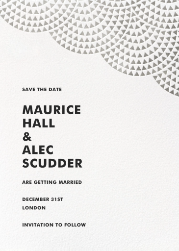 Savoy (Save the Date) - Save the Date by Paperless Post