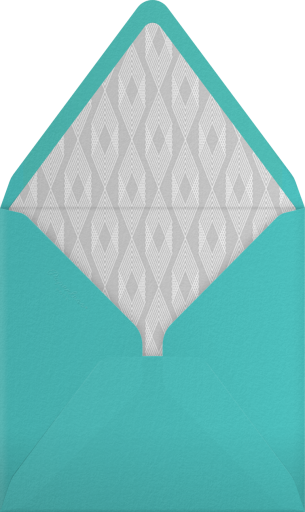 Persian Green - Paperless Post Envelope