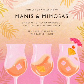 Rose Colored Glasses - Bachelorette Party Invitation by Paperless Post