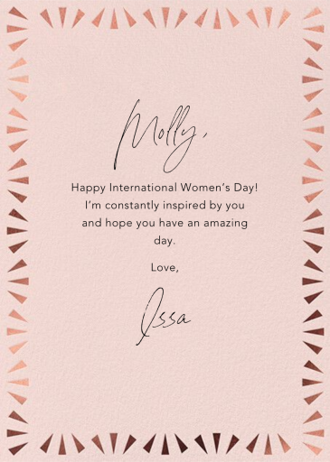 Women Power - International Women's Day Card by Paperless Post - Back