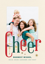 Retro Cheer - Holiday Card by Cheree Berry Paper & Design