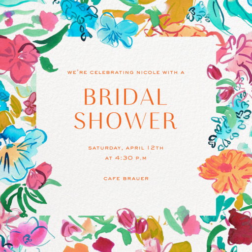 Fresh Flowers - Bridal Shower Invitation by Liberty