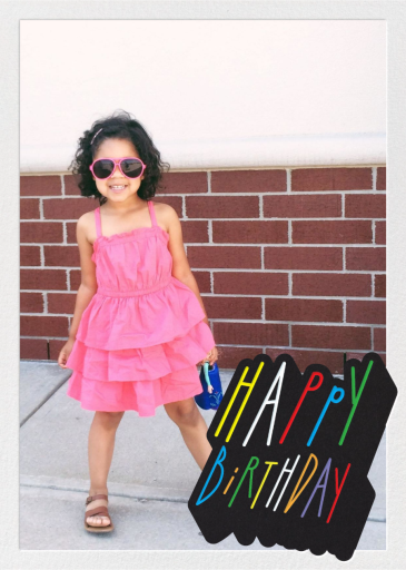 Confetti Letters - Birthday Card by Paperless Post