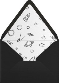 Space Chalk Thank You - Paperless Post Envelope