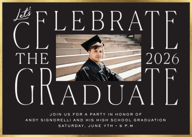 Celebrate This Grad - Graduation Party Invitation by Cheree Berry Paper & Design