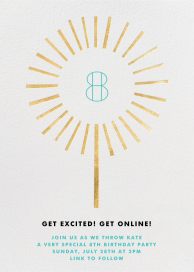 Year of the Sparkler - Birthday Invitation by Paperless Post