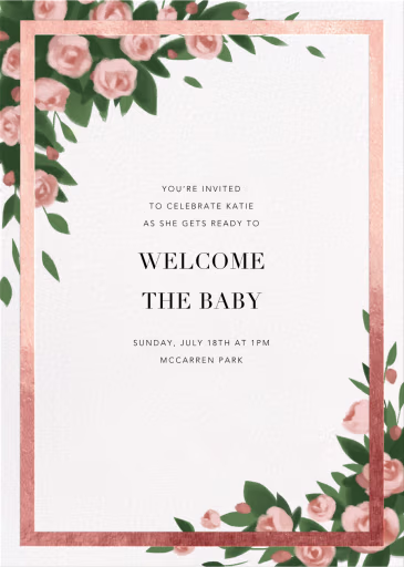 Teablossom - Baby Shower Invitation by Paperless Post