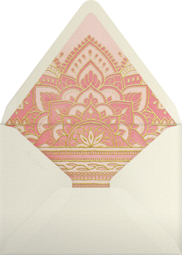 Golden Paisley - Paperless Post Envelope