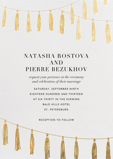 Tasseled II by Paperless Post