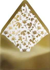Floral Flutes - Paperless Post Envelope