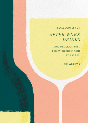 Pour You - Happy Hour Invitation by Paperless Post