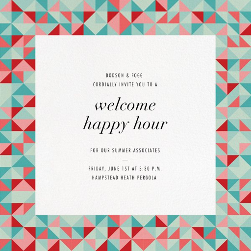 Quilt Block - Invite - Launch Party Invitation by Paperless Post