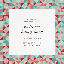 Quilt Block - Invite - Launch Party Invitation by Paperless Post