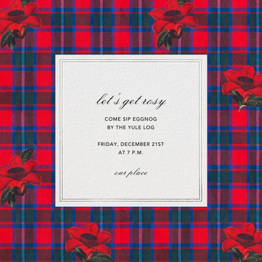 Tartan Floral by Oscar de la Renta