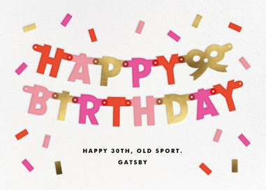 Lettered Bunting by The Indigo Bunting