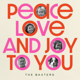 Joyful Wishes - Holiday Card by Paperless Post