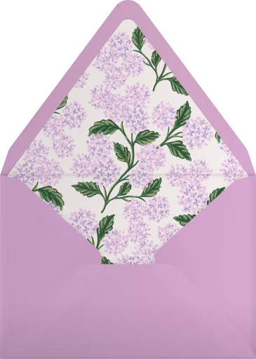 Hydrangea Frame - Rifle Paper Co. Envelope