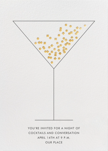 Confetti Martini - Housewarming Invitation by Paperless Post