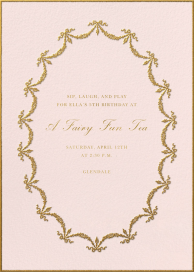 Ruban d’Or - Birthday Invitation by Ladurée
