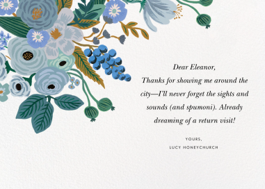 Autumn Knoll - Thank You Card by Rifle Paper Co.