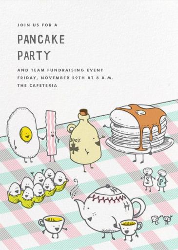 Brunch Brigade - Pancake Breakfast Invitation by Hello!Lucky