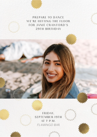 Gold Confetti by Paperless Post