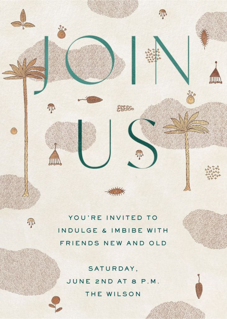 Sand Storm Invitation
