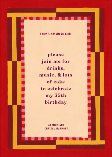 Milla - Birthday Invitation by Lisa Corti