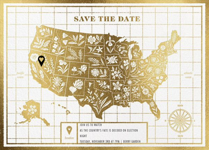 State by State - Election Invitation by Paperless Post