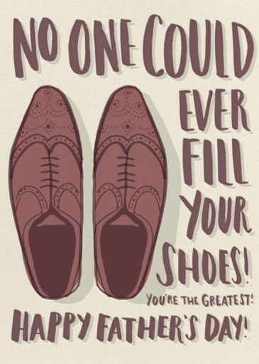 Big Shoes - Father's Day Card by Hello!Lucky