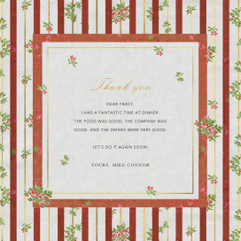 Cybele - Thank You Card by Brock Collection