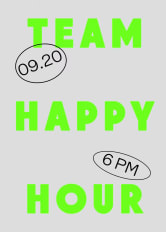 TEAM 

HAPPY


HOUR 09.20 6 PM