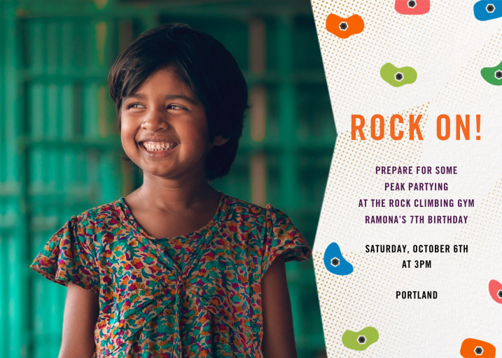 Rock Gym (Photo) - Invitation by Paperless Post