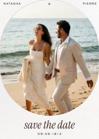 Soft Frame - Save the Date by Paperless Post