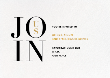 Almaviva - Party Invitation by Paperless Post