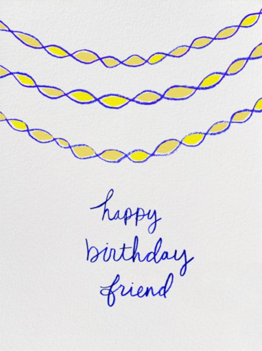 Happy Birthday Friend - Birthday Card by Linda and Harriett
