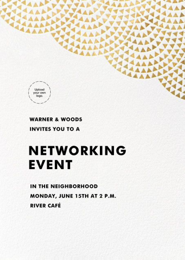 Savoy (Square) - Business Event Invitation by Paperless Post