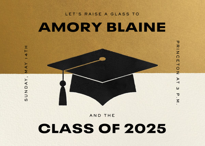 Bold Horizon - Graduation Party Invitation by Paperless Post