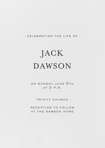 Minimalist (Text Only) by Crane & Co.