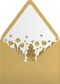 Blooms of Gold - Paperless Post Envelope