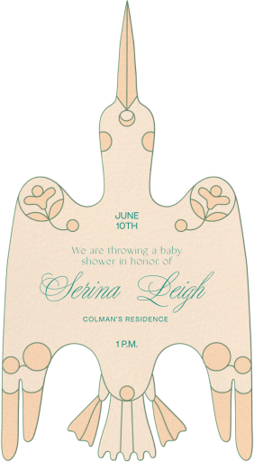 Birdsong - Baby Shower Invitation by Rubinski Works